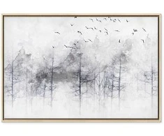 Artgeist Paveikslas - Winter Forest (1 Part) Wide