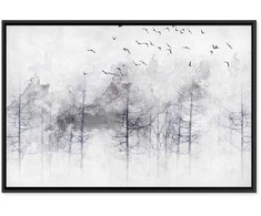 Artgeist Paveikslas - Winter Forest (1 Part) Wide