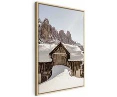 Artgeist Paveikslas - Winter in the Dolomites (1 Part) Vertical