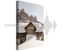 Artgeist Paveikslas - Winter in the Dolomites (1 Part) Vertical