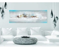 Artgeist Paveikslas - Winter Outside the Window (1 Part) Narrow