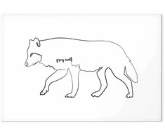 Artgeist Paveikslas - Wolf (1 Part) Wide
