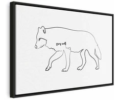Artgeist Paveikslas - Wolf (1 Part) Wide