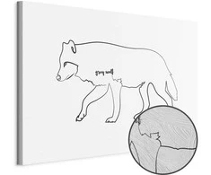 Artgeist Paveikslas - Wolf (1 Part) Wide