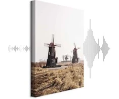 Artgeist Paveikslas - Wooden Windmill (1 Part) Vertical