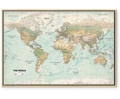 Artgeist Paveikslas - World Map: Beautiful World