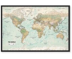 Artgeist Paveikslas - World Map: Beautiful World