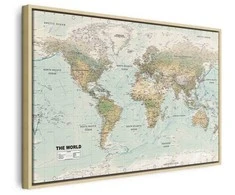 Artgeist Paveikslas - World Map: Beautiful World