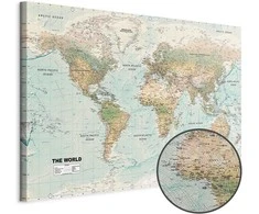 Artgeist Paveikslas - World Map: Beautiful World
