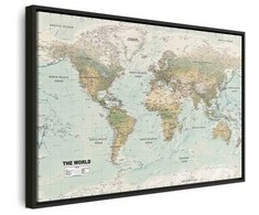 Artgeist Paveikslas - World Map: Beautiful World