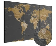 Artgeist Paveikslas - World Map: Modern Aesthetics