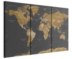 Artgeist Paveikslas - World Map: Modern Aesthetics