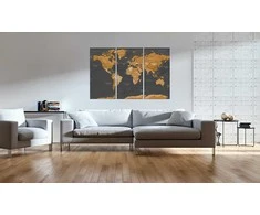 Artgeist Paveikslas - World Map: Modern Aesthetics