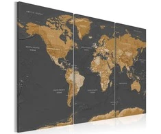 Artgeist Paveikslas - World Map: Modern Aesthetics