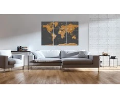Artgeist Paveikslas - World Map: Modern Aesthetics