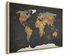 Artgeist Paveikslas - World Map: Secrets of the Earth