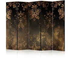 Artgeist Pertvara - Baroque Ornaments in Patinated Gold and Bronze - Retro Motif