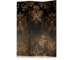 Artgeist Pertvara - Baroque Ornaments in Patinated Gold and Bronze - Retro Motif