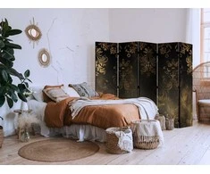 Artgeist Pertvara - Baroque Ornaments in Patinated Gold and Bronze - Retro Motif