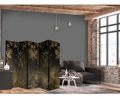 Artgeist Pertvara - Baroque Ornaments in Patinated Gold and Bronze - Retro Motif