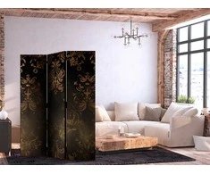 Artgeist Pertvara - Baroque Ornaments in Patinated Gold and Bronze - Retro Motif