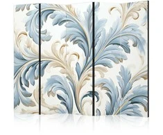 Artgeist Pertvara - Baroque Ornaments in Light Creamy Mėlyna Colors