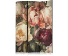 Artgeist Pertvara - Blooming Peonies - Charismatic Flowers Bathed in Sunlight