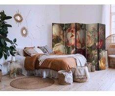 Artgeist Pertvara - Blooming Peonies - Charismatic Flowers Bathed in Sunlight