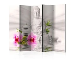 Artgeist Pertvara - Buddha and Orchids II