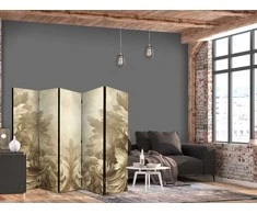 Artgeist Pertvara - Carved Baroque Ornaments - Rich Composition in Sepia Colors