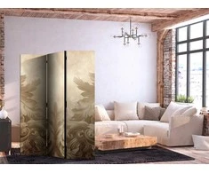 Artgeist Pertvara - Carved Baroque Ornaments - Rich Composition in Sepia Colors