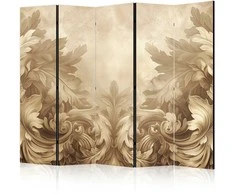 Artgeist Pertvara - Carved Baroque Ornaments - Rich Composition in Sepia Colors
