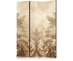 Artgeist Pertvara - Carved Baroque Ornaments - Rich Composition in Sepia Colors