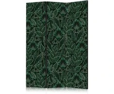 Artgeist Pertvara - Dense Vegetation - Botanical Patterns in Illustrative Style; Žalias