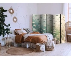 Artgeist Pertvara - Fish and Diverse Vegetation - A Group of Fish in Pastel Muted Colors Among Oceanic Vegetation