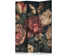 Artgeist Pertvara - Floral Illustration - Magnificent Flower Buds on a Turquoise Background