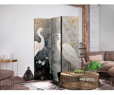 Artgeist Pertvara - Herons and cherry blossoms - oriental-style illustration depicting birds
