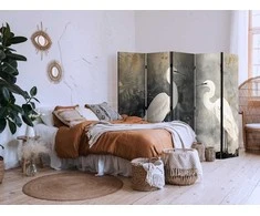 Artgeist Pertvara - Herons and cherry blossoms - oriental-style illustration depicting birds