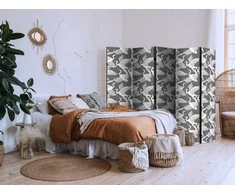 Artgeist Pertvara - Pastel birds - a delicate pattern of baltas and pilkas herons on a light pink background
