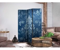 Artgeist Pertvara - Retro Ornament - Decorative Motif in Rubbed Blues