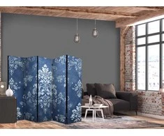 Artgeist Pertvara - Retro Ornament - Decorative Motif in Rubbed Blues