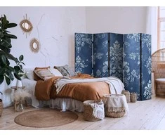 Artgeist Pertvara - Retro Ornament - Decorative Motif in Rubbed Blues