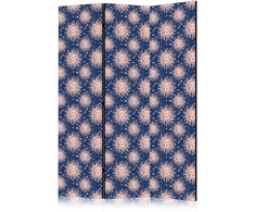 Artgeist Pertvara - Sunny Patterns - Repeating Sun Motif on a Navy Background