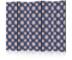 Artgeist Pertvara - Sunny Patterns - Repeating Sun Motif on a Navy Background