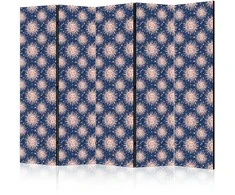 Artgeist Pertvara - Sunny Patterns - Repeating Sun Motif on a Navy Background