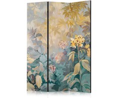 Artgeist Pertvara - Tapestry Pattern With Meadow and Flowers - Kilim With Spring Motif