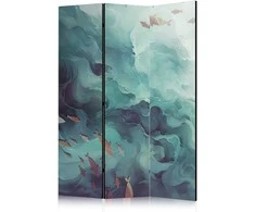 Artgeist Pertvara - Three Schools of Fish - Fish in Muted Colors Swimming in Groups in Oceanic Depths