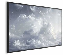 Artgeist Plakatas - Astral Calm: Stars Scattered Over Delicate Clouds