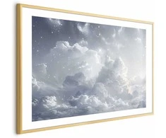Artgeist Plakatas - Astral Calm: Stars Scattered Over Delicate Clouds