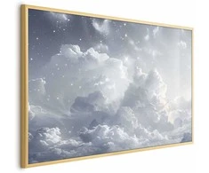 Artgeist Plakatas - Astral Calm: Stars Scattered Over Delicate Clouds